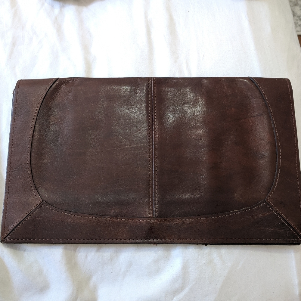 Genuine Leather Clutch